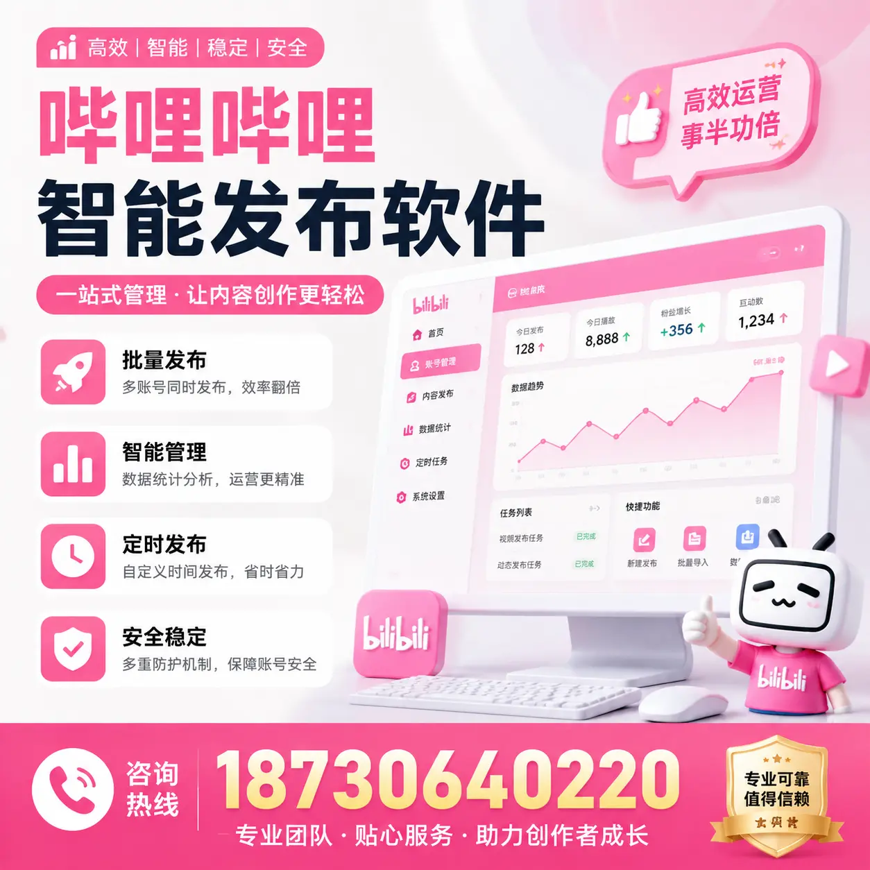 如何评估哔哩哔哩智能发布软件的ROI?黔东南 企业必读
