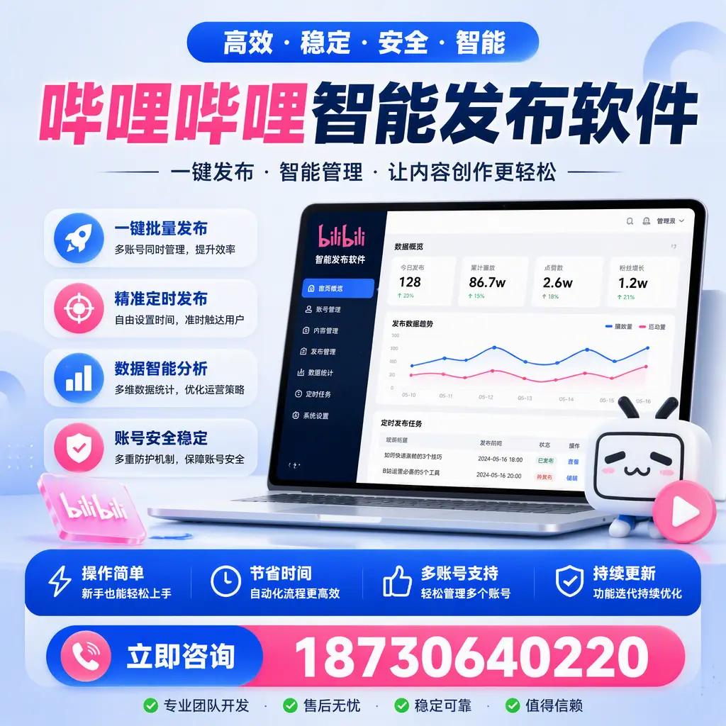 如何在 黔东南 制定有效的哔哩哔哩智能发布策略